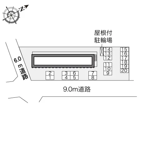 ★手数料０円★名護市宇茂佐　月極駐車場（LP）